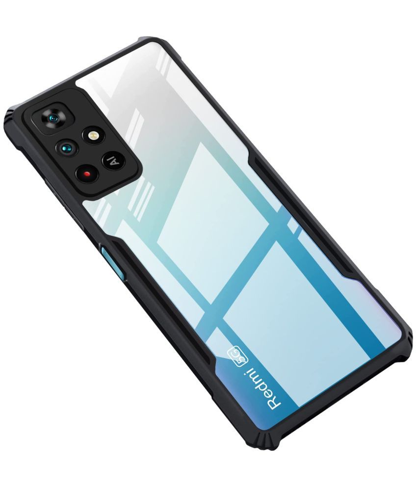    			Kosher Traders - Black Polycarbonate Shock Proof Case Compatible For Samsung Galaxy A50 ( Pack of 1 )