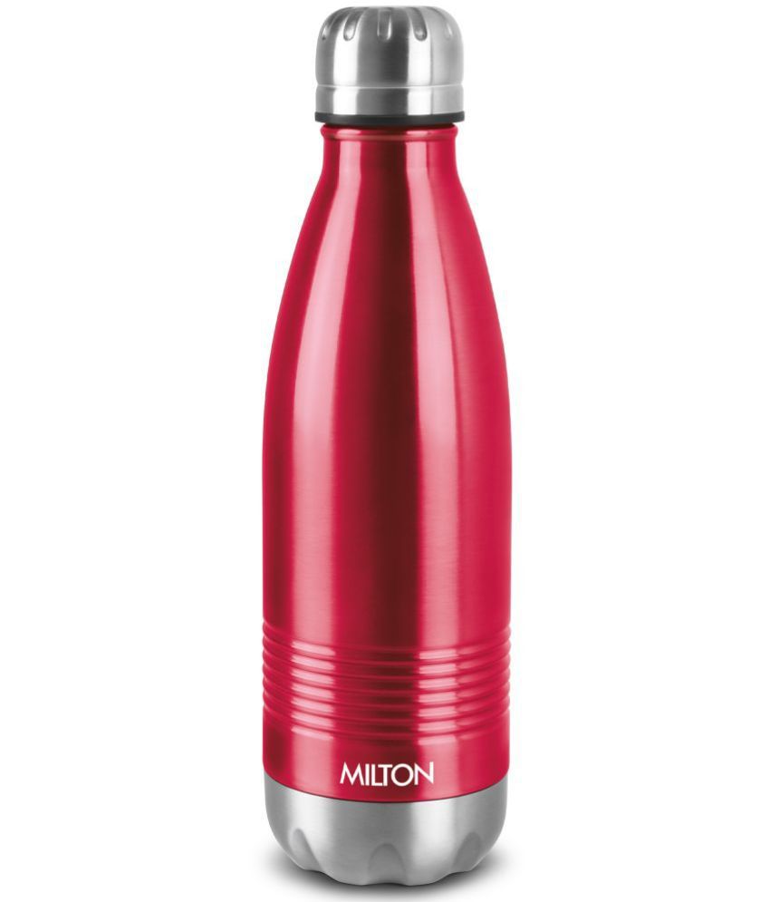     			Milton Duo DLX 1000 Thermosteel 24 Hours Hot and Cold Water Bottle, 1 Litre, Maroon | Leak Proof | Office Bottle | Gym | Home | Kitchen | Hiking | Trekking | Travel Bottle