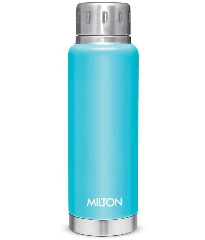     			Milton Elfin 300 Thermosteel 24 Hours Hot and Cold Water Bottle, 300 ml, Light Blue