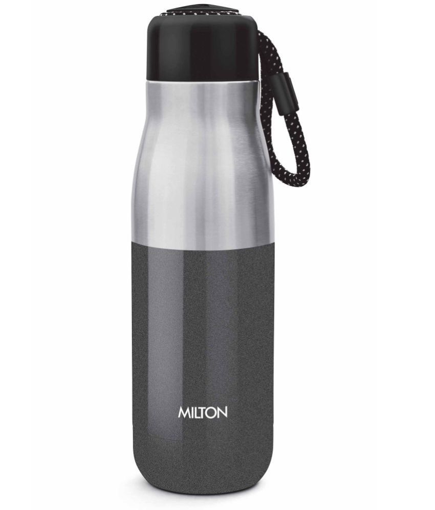     			Milton Eminent 600 Thermosteel Hot and Cold Water Bottle, 517 mL, Black