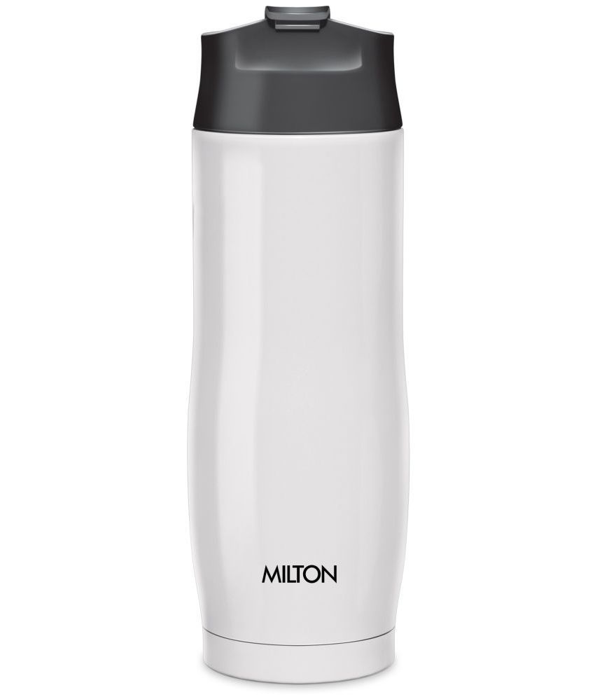     			Milton Thermosteel Revive Insulated Hot and Cold Water Bottle, White, 480 mL