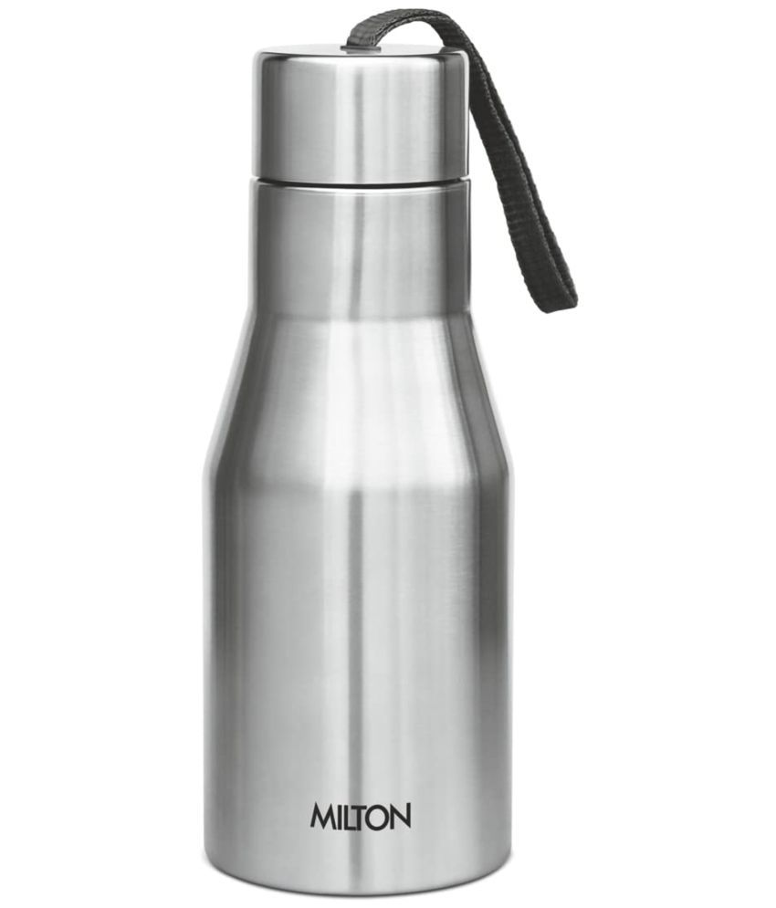     			Milton Super 500 Silver Stainless Steel Water Bottle 475 mL ( Set of 1 )