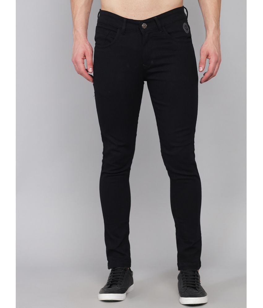     			PODGE - Black Denim Slim Fit Men's Jeans ( Pack of 1 )