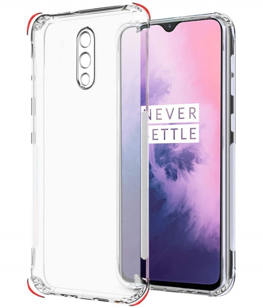     			ZAMN - Transparent Silicon Silicon Soft cases Compatible For OnePlus 7 ( Pack of 1 )