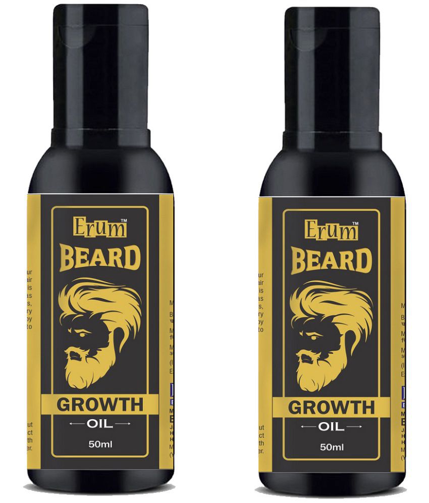     			erum - 50mL Promotes Beard Growth Beard Oil ( Pack of 2 )