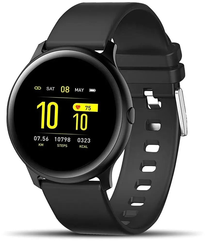 Black smart watch online price