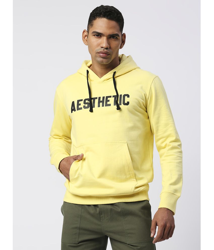     			Aesthetic Nation - Yellow Cotton Regular Fit Men's Sweatshirt ( Pack of 1 )