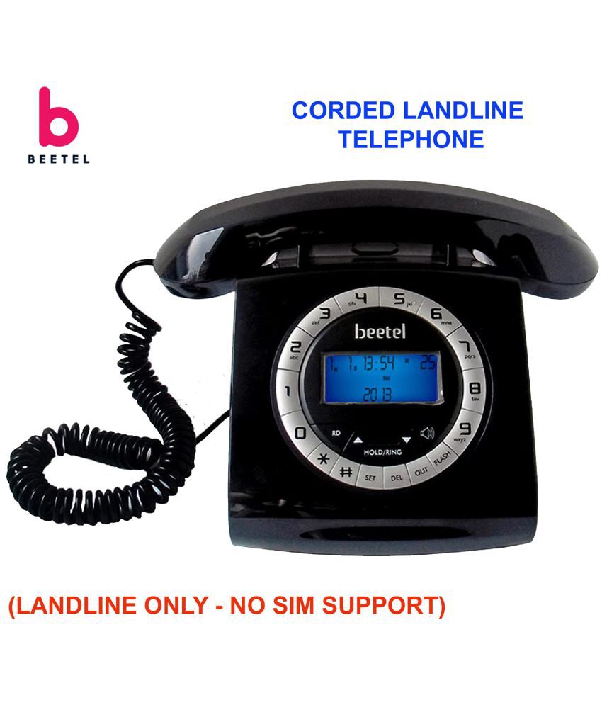     			Beetel M73 Corded Landline Phone ( Black )