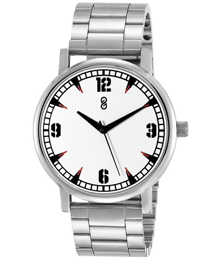     			DIGITRACK - Silver Stainless Steel Analog Men's Watch