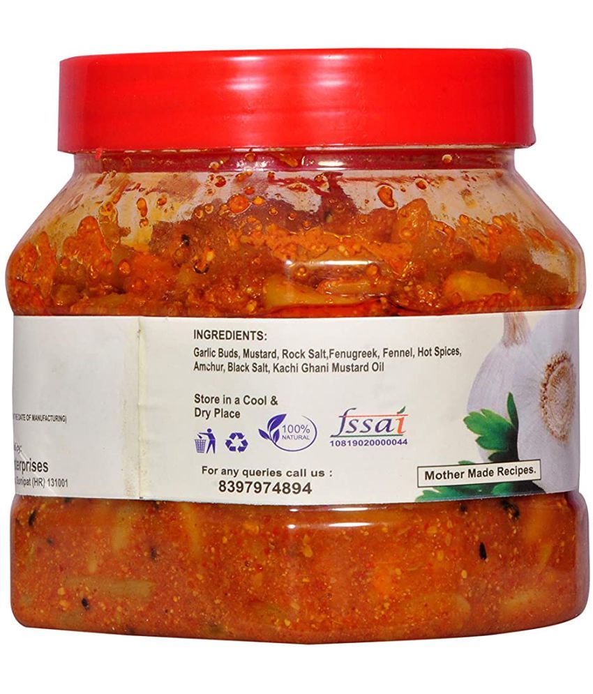 Natural Diet Garlic Pickle( Real Taste of Punjabi Pickle) Ghar Ka Achar MouthWatering