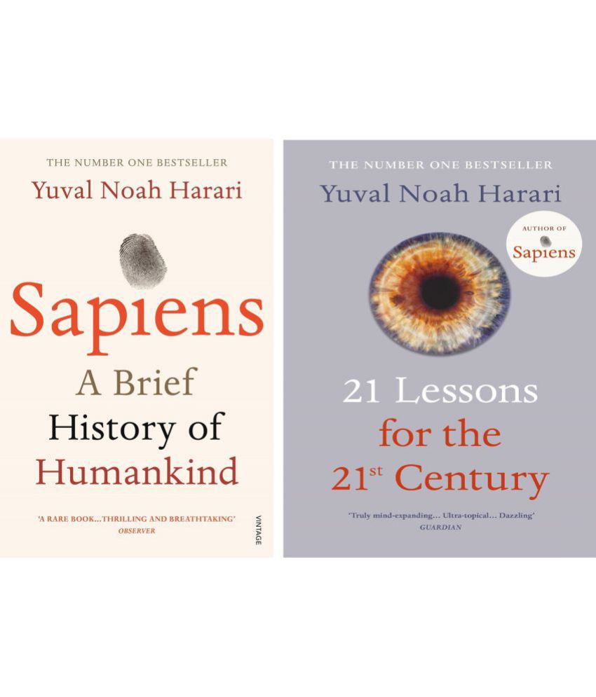     			Yuval Noah Harari 2 Books Set: Sapiens & 21 Lessons (English, Paperback)