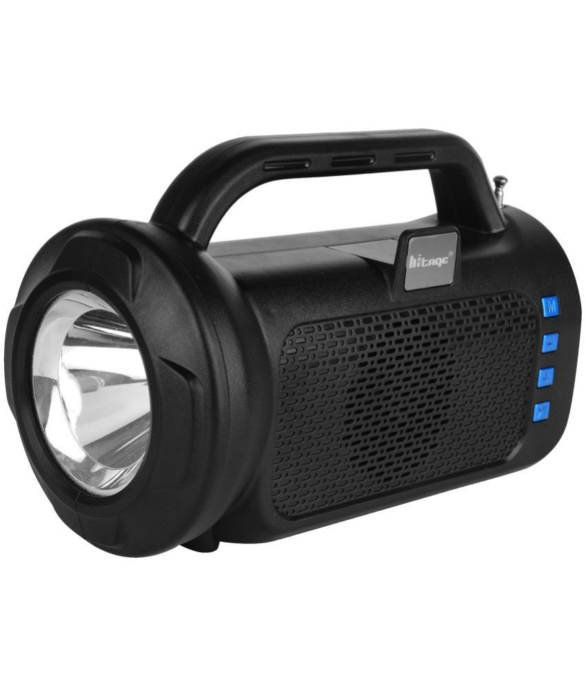hitage Legend Portable 5 W Bluetooth Speaker Playback Time 5 hrs Bluetooth v5.0 with SD card Slot Black