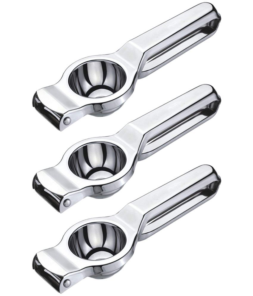     			JISUN - Stainless Steel Silver Squeezer ( Pack of 3 )