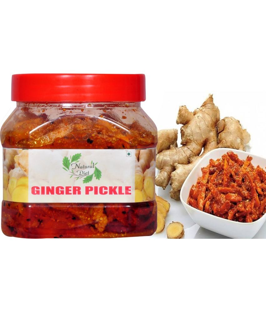     			Natural Diet Ginger Pickle Adrak Ka Achar Premium Pickle Jar ||Ghar Ka Achar ||Mouth-Watering Mother Made Pickle 500 g