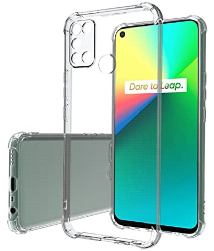     			ZAMN - Transparent Silicon Silicon Soft cases Compatible For Realme 7i ( Pack of 1 )