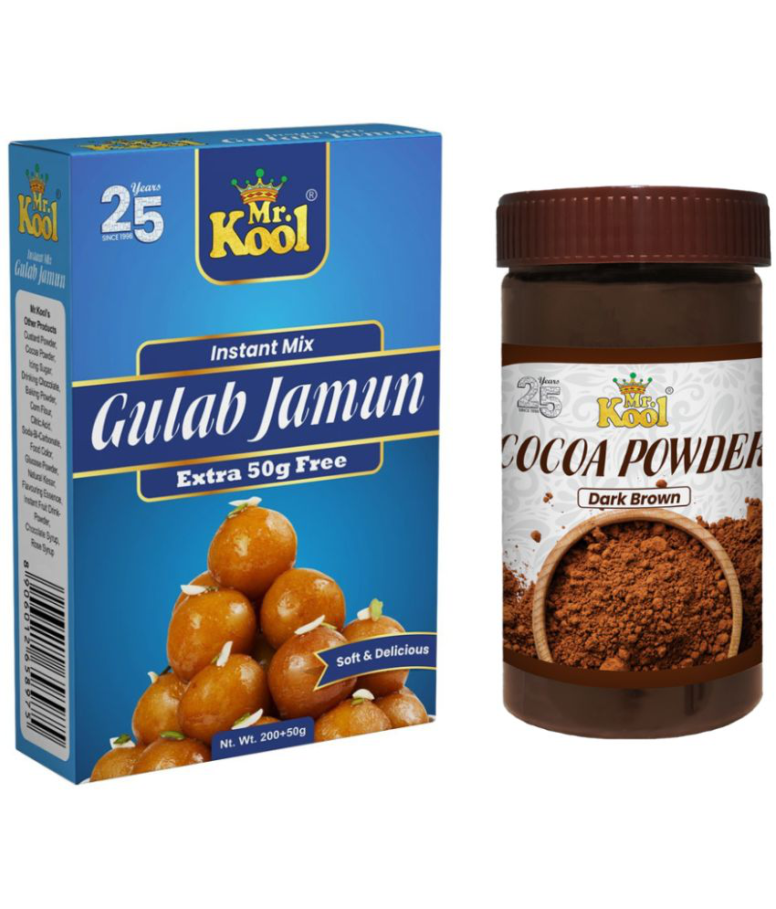 Mr.Kool Cocoa Powder and Gulabjamun Mix Combo 350 g Pack of 2