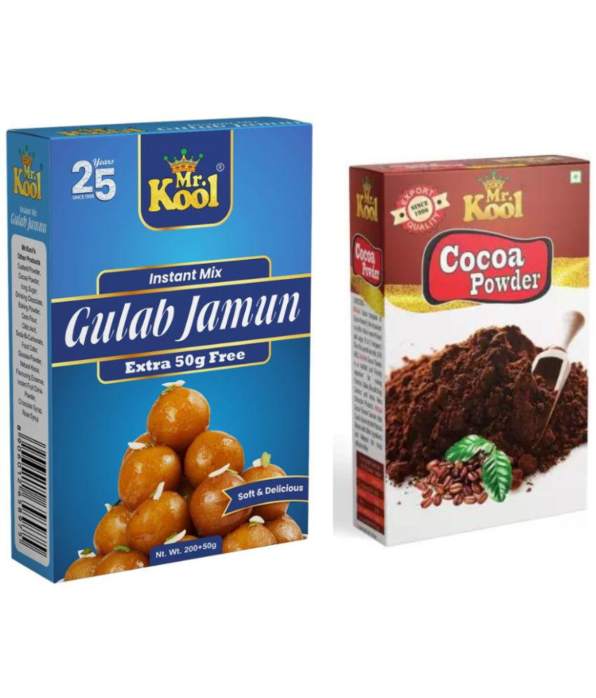 Mr.Kool Cocoa powder and Gulabjamun Mix Combo 350 g Pack of 2