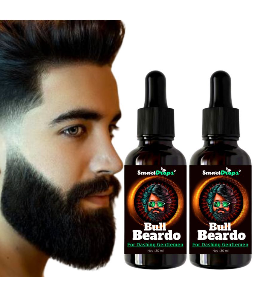     			Smartdrops - 30mL Promotes Beard Growth Beard Oil ( Pack of 2 )