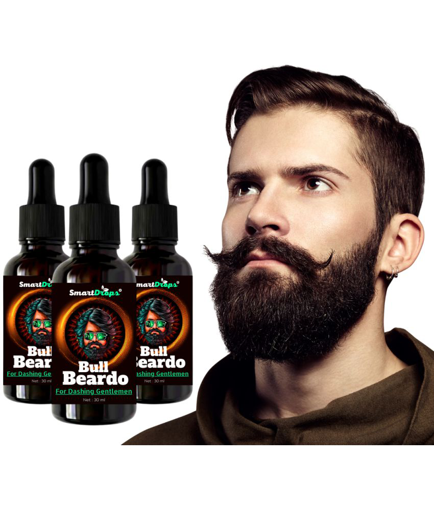     			Smartdrops - 30mL Promotes Beard Growth Beard Oil ( Pack of 3 )