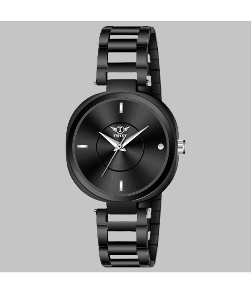     			twixy - Black Stainless Steel Analog Womens Watch