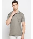 Duke - Melange Grey Cotton Blend Regular Fit Men's Polo T Shirt ( Pack of 1 )