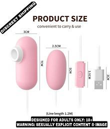 2 IN 1 SUCKER+EGG USB POWER 12 FREQUENCY VIBRATOR SEXY TOY LOW PRICE FOR WOMEN BY KAMAHOUSE