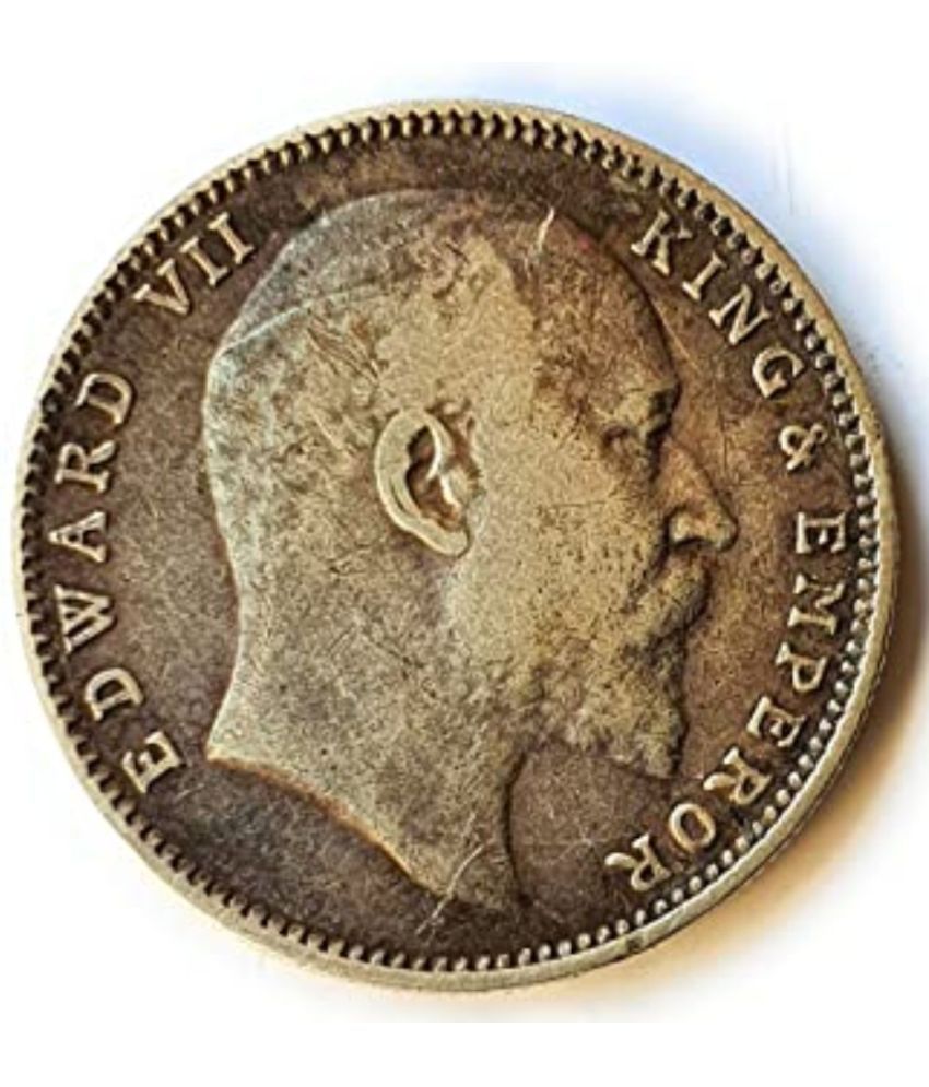     			BRITISH INDIA COINS - One Rupee 1906 Coin of King Edward VII 1 Numismatic Coins