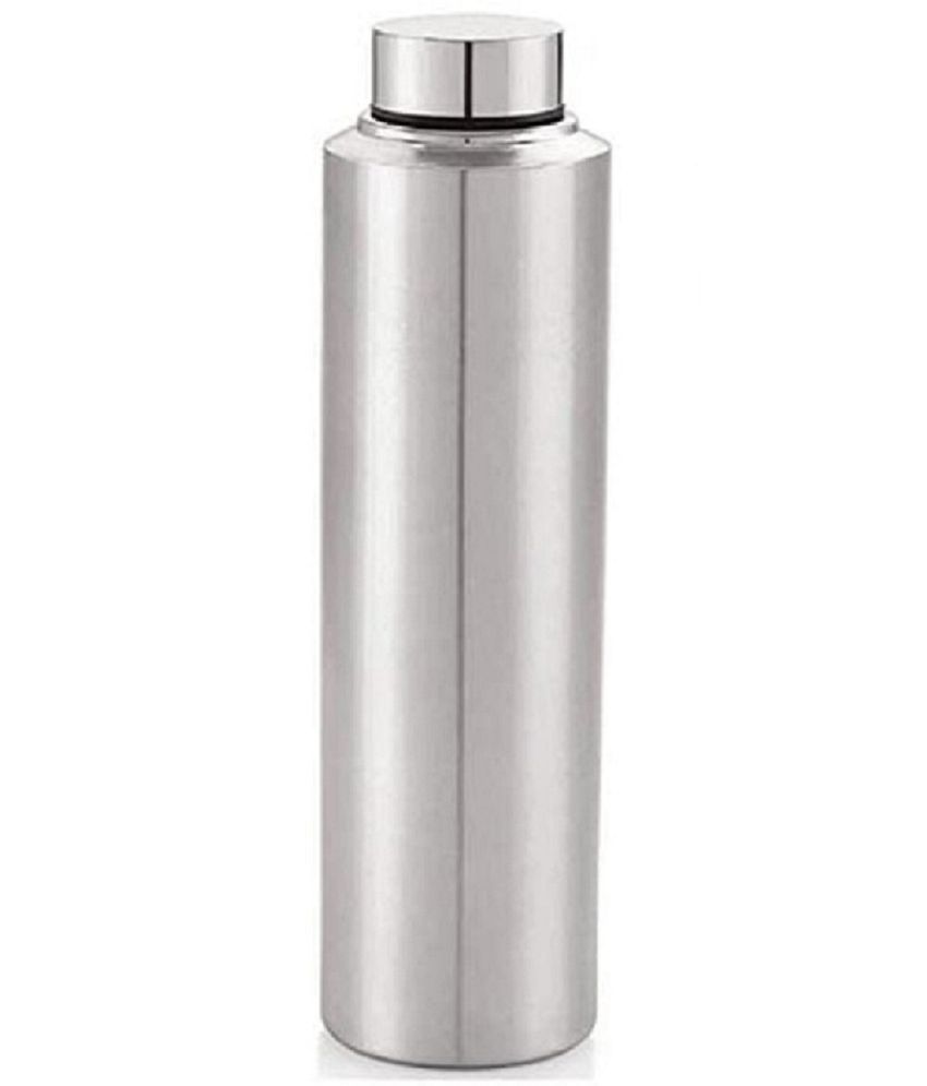     			Dynore 500 ml water bottle Silver Stainless Steel Fridge Water Bottle 500 mL ( Set of 1 )