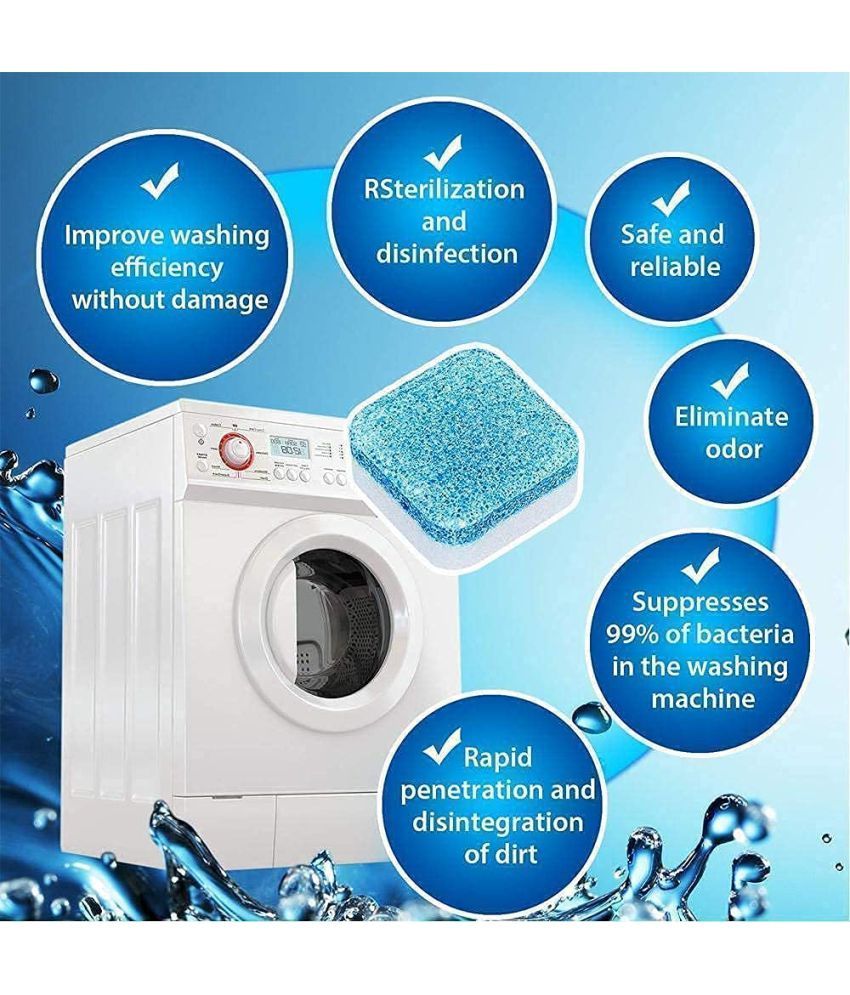 Gatih Washing Machine Cleaner Tablets Dishwasher Tablets Descaling