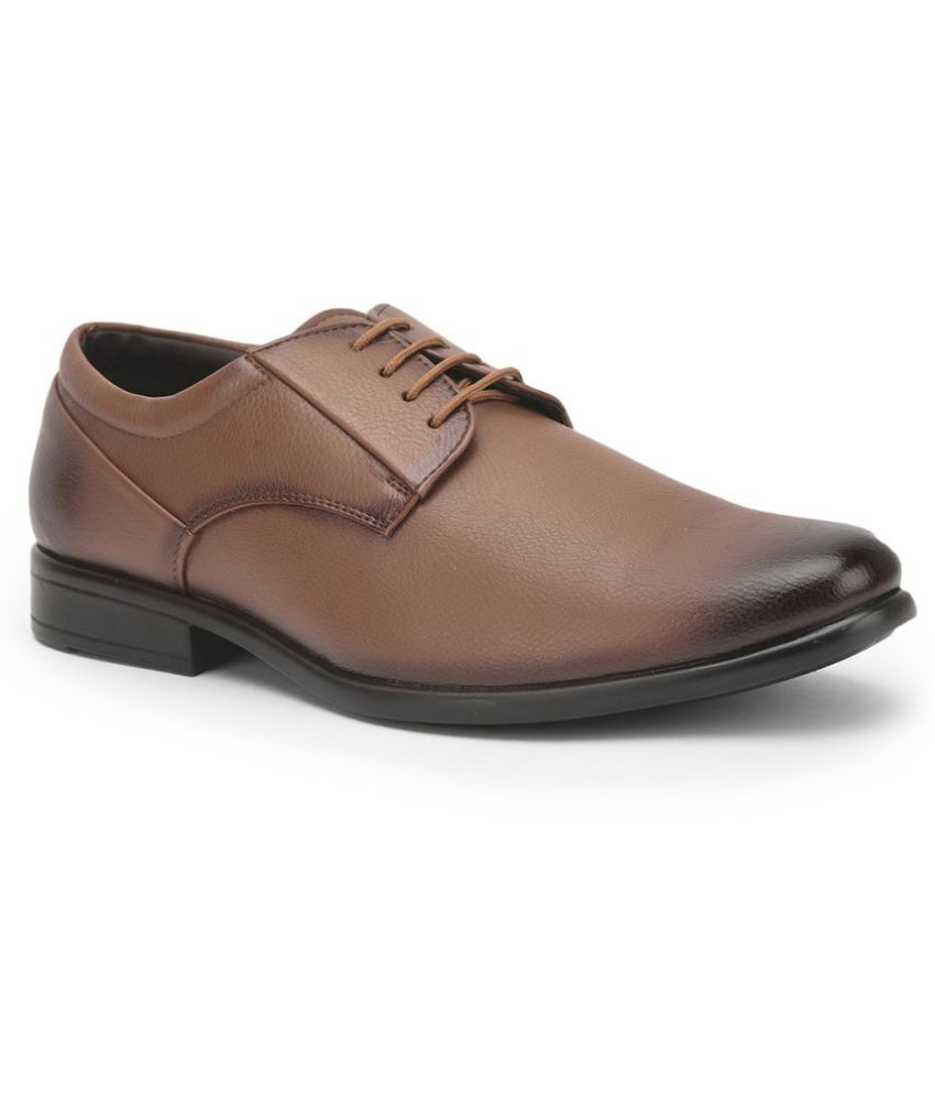     			Liberty - Brown Men's Derby Formal Shoes