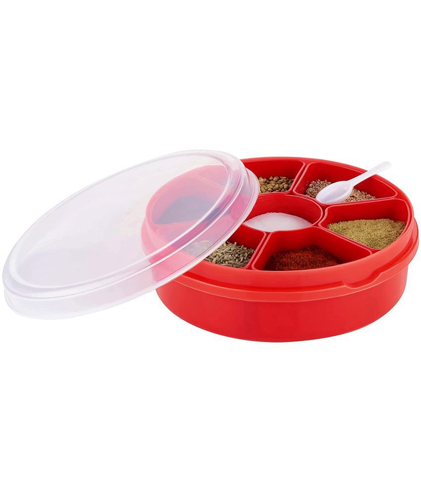     			OFFYX - Spice Box,Spice Rack Red Polyproplene Spice Container ( Set of 1 ) - 1000 ml