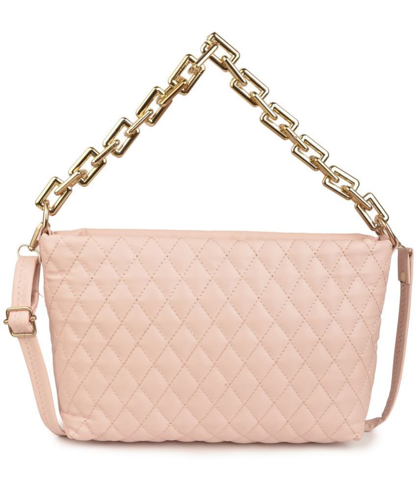     			Tyesco - Pink PU Sling Bag