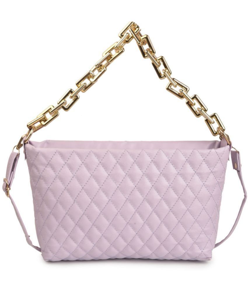     			Tyesco - Purple PU Sling Bag