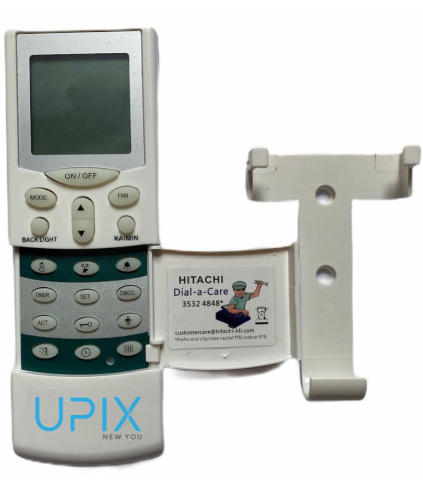     			Upix 68 AC Remote (with Backlight & Timer) Compatible with Hitachi AC