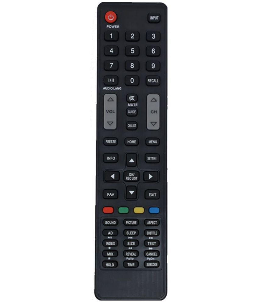     			Upix MX07 LCD/LED TV Remote Compatible with Micromax LCD/LED TV