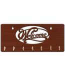 Suveharts Brown Wood Key Holder - Pack of 1