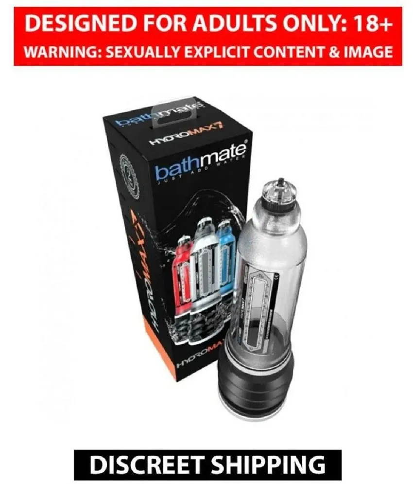 Bathmate Hydro Max Penis Enlargement Pump Imported From United