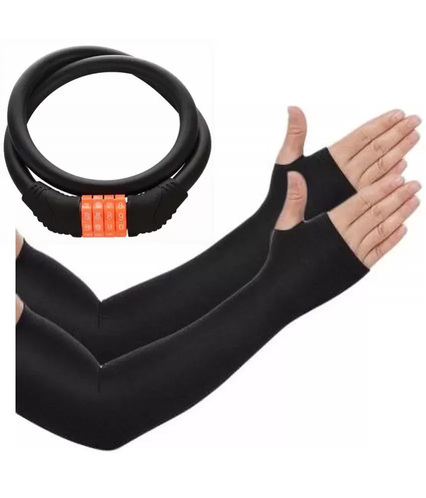 GrandPitstop COOLFIT Arm Sleeves for Athletic Arm Sleeves Perfect for  Cricket, Bike Riding, Cycling Lymphedema, Basketball, Baseball, Running &  Outdoor Activities (Sold as a Pair) (Black)