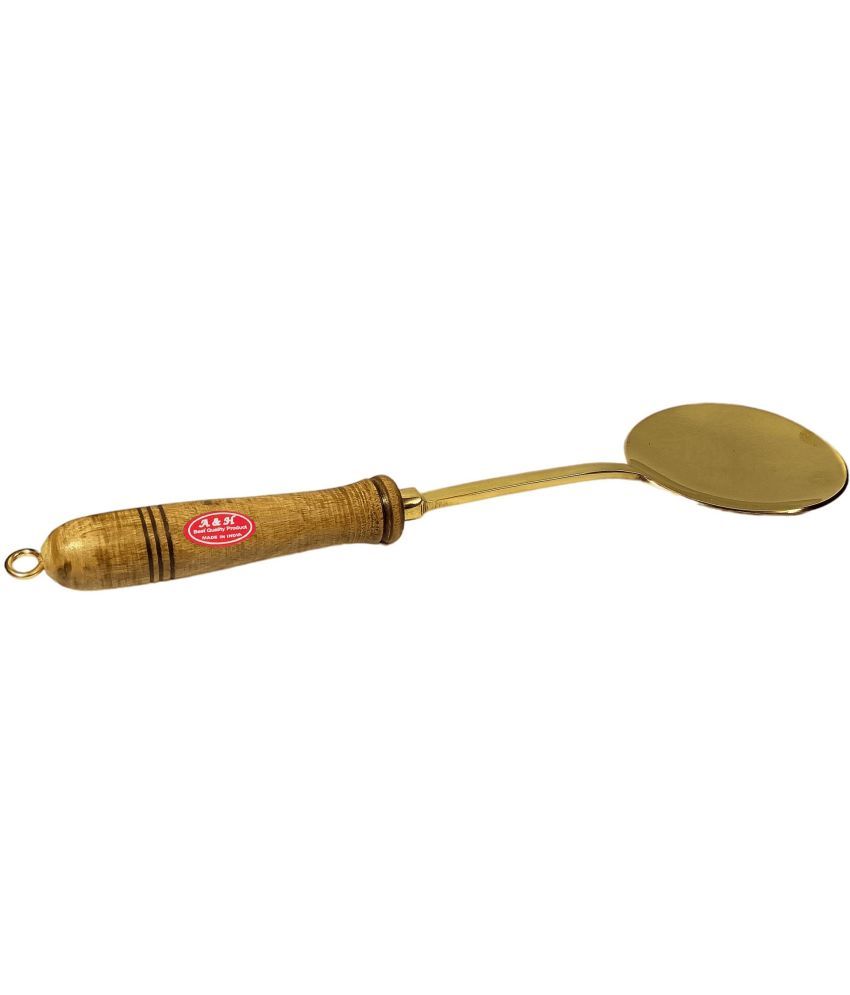     			A & H ENTERPRISES - Gold Brass Flipper Spatula ( Pack of 1 )