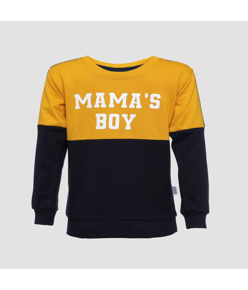     			CATCUB - Navy Cotton Blend Boys Sweatshirt ( Pack of 1 )