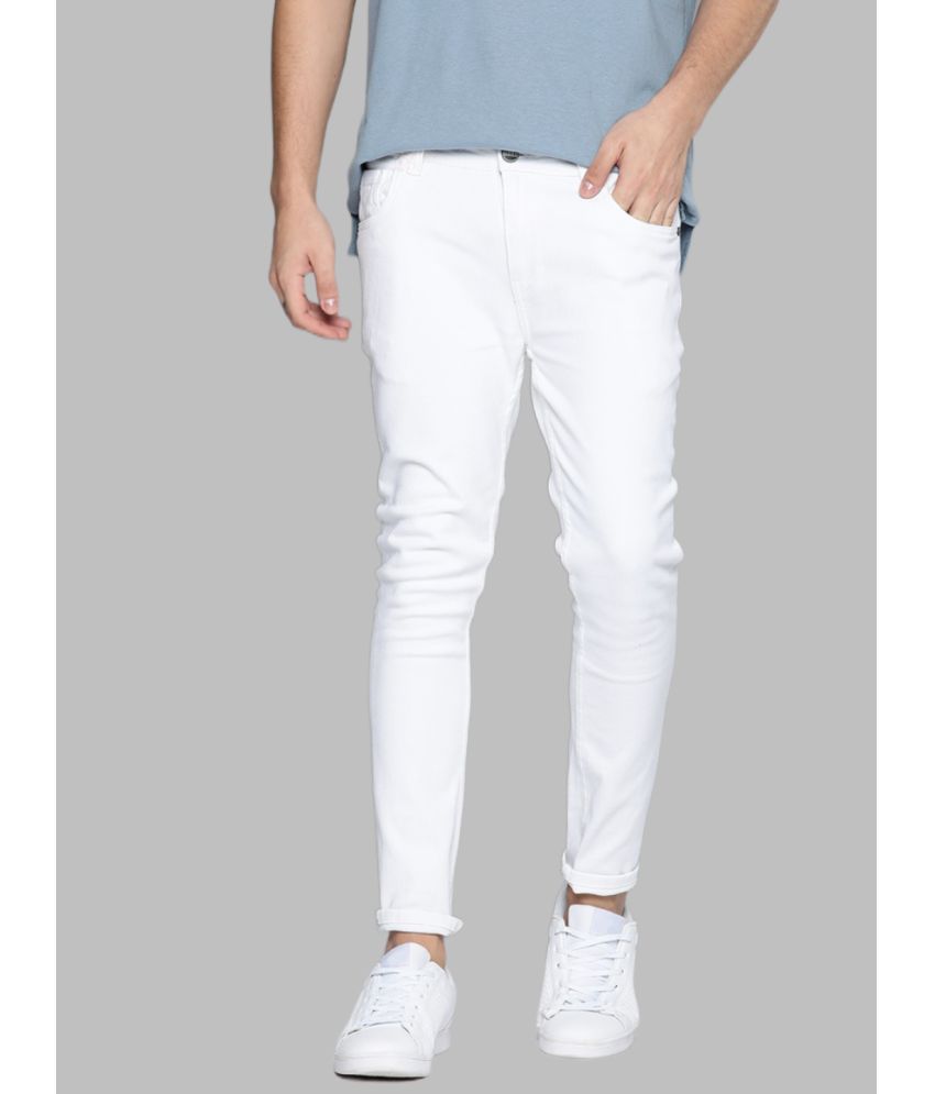     			Lawson - White Denim Skinny Fit Men's Jeans ( Pack of 1 )