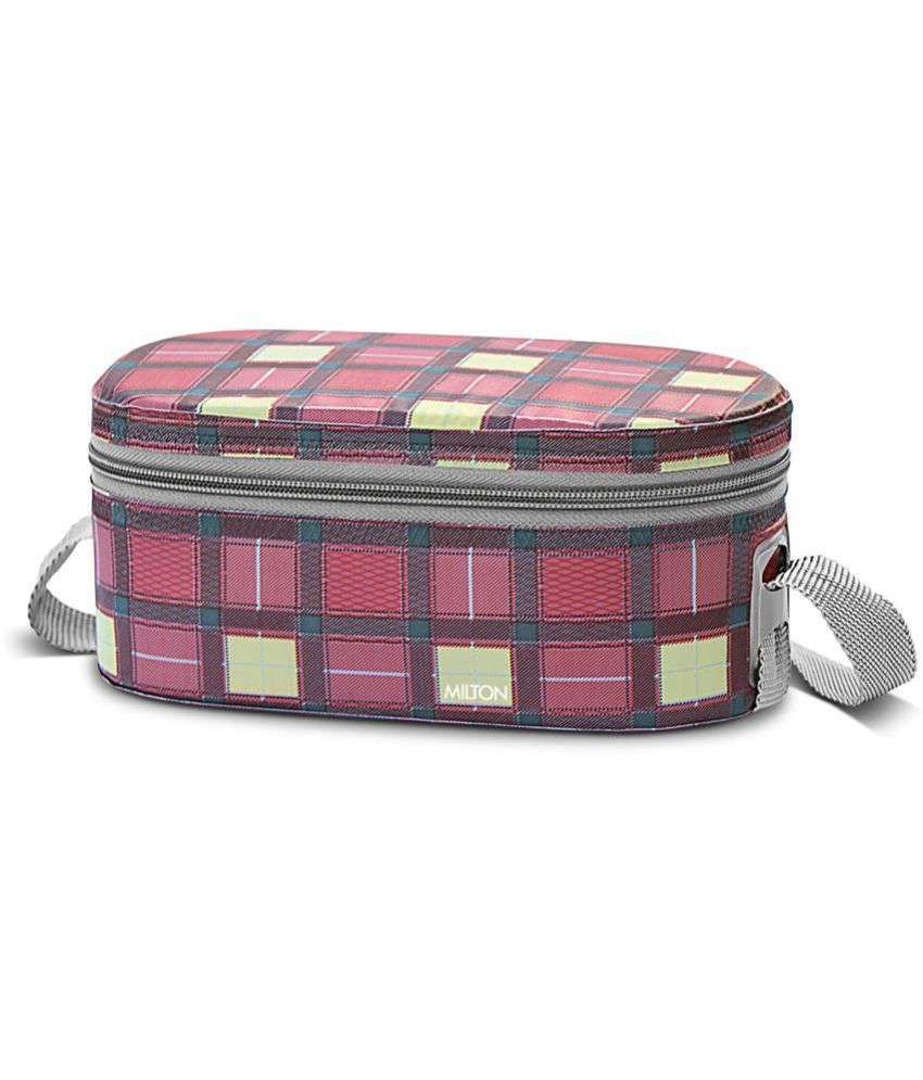     			Milton Corporate lunch,maroon Stainless Steel Lunch Box 3 - Container ( Pack of 1 )