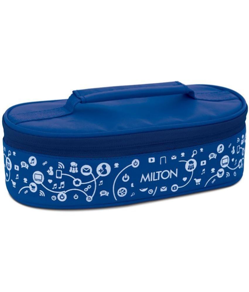     			Milton Lifestyle Lunch Stainless Steel Lunch Box, 2 Containers, Blue