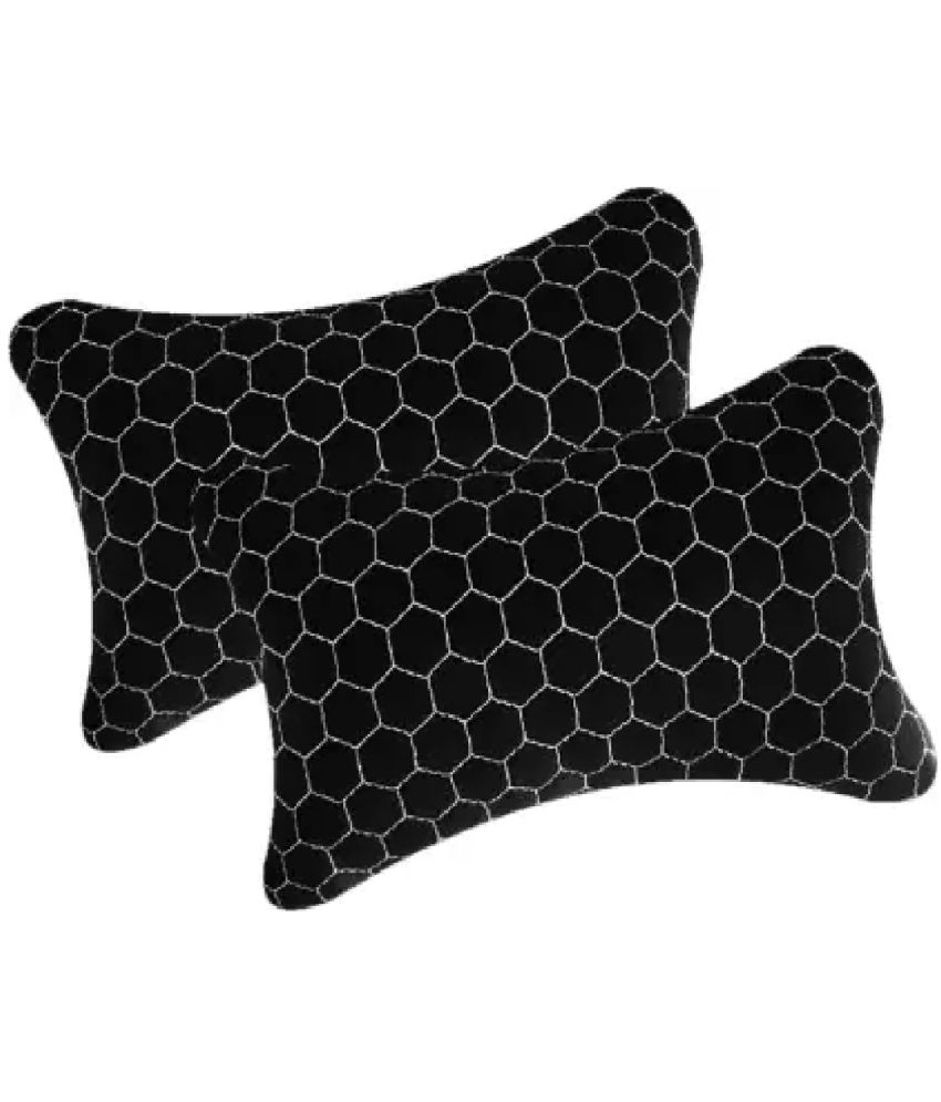     			Nimeka Neck Cushions Set of 2 Black