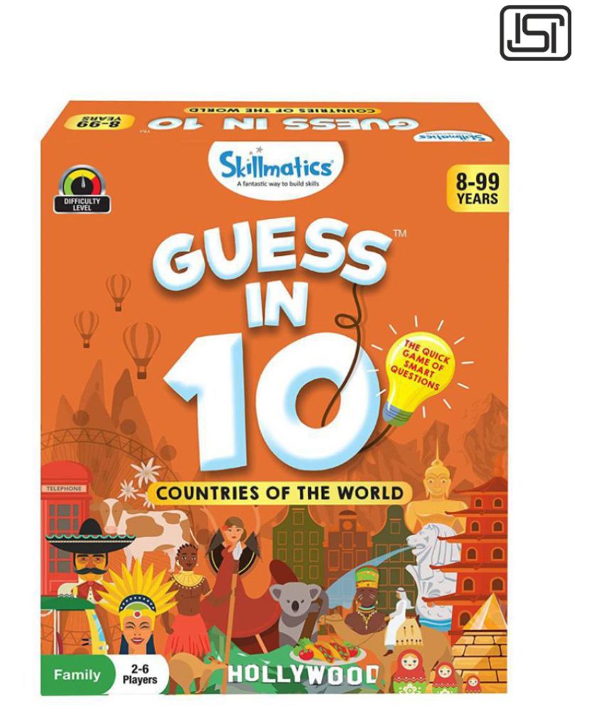    			Skillmatics Card Game : Guess in 10 Countries Of The World | Gifts for Ages 8 and Up | Super Fun for Travel & Family Game Night
