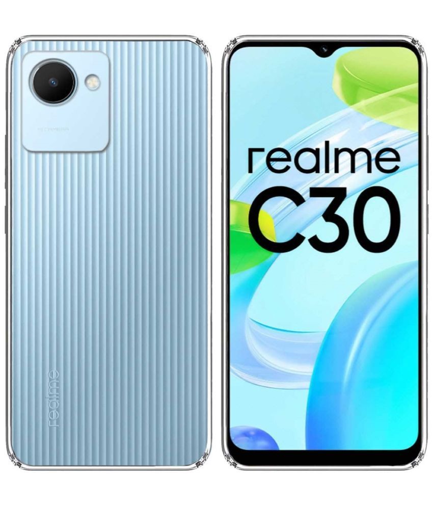     			ZAMN - Transparent Silicon Silicon Soft cases Compatible For Realme c30 ( Pack of 1 )