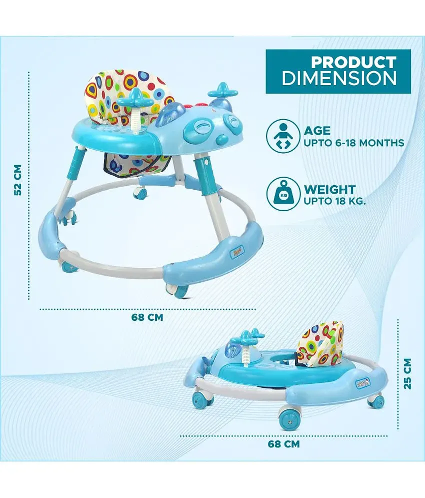 Dash Kitty with Baby Walker - Blue