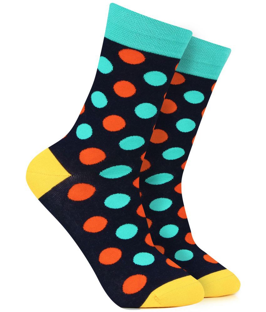     			Bonjour - Cotton Men's Self Design Multicolor Ankle Length Socks ( Pack of 1 )