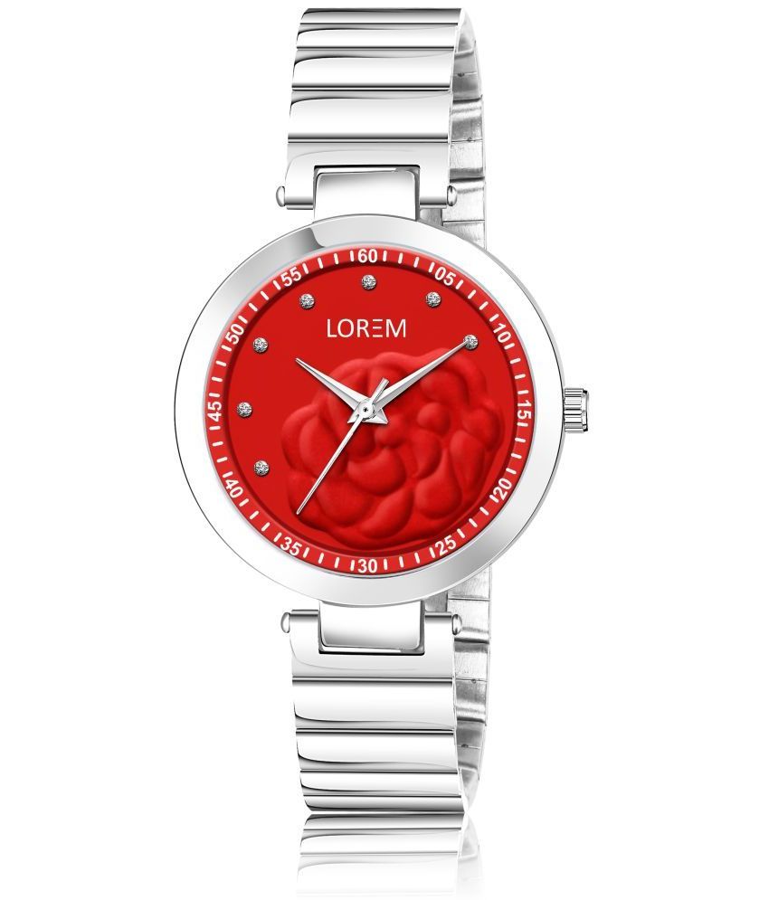     			Lorem - Silver Metal Analog Womens Watch