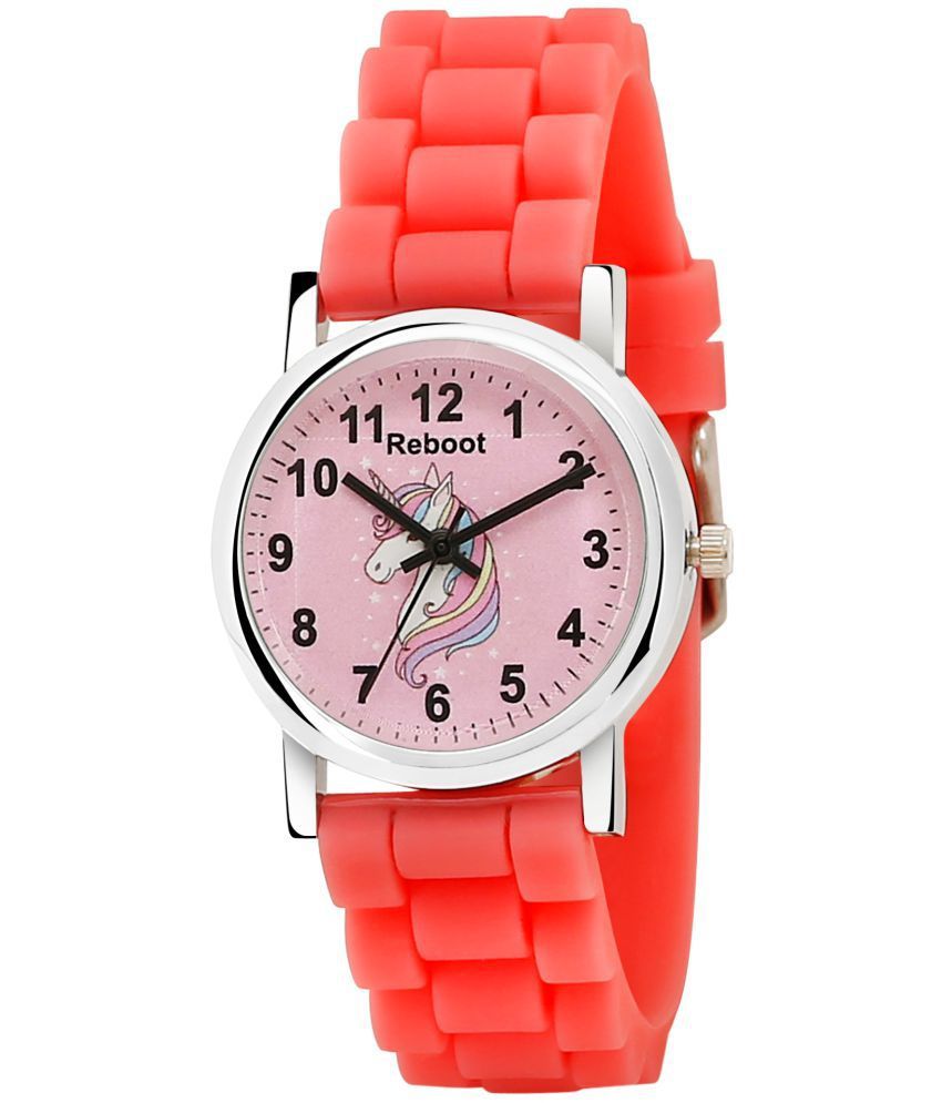     			Reboot - Coral Silicon Analog Men's Watch